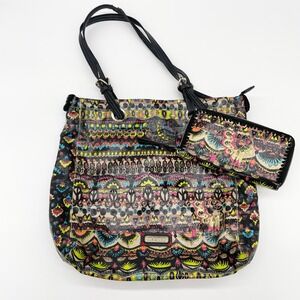 Sakroots Tote Bag Wallet Set Boho Tribal Print Shoulder Bag Indie Artsy Eclectic